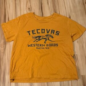 Tecovas Women’s Cropped Short Sleeve Western Goods Tee